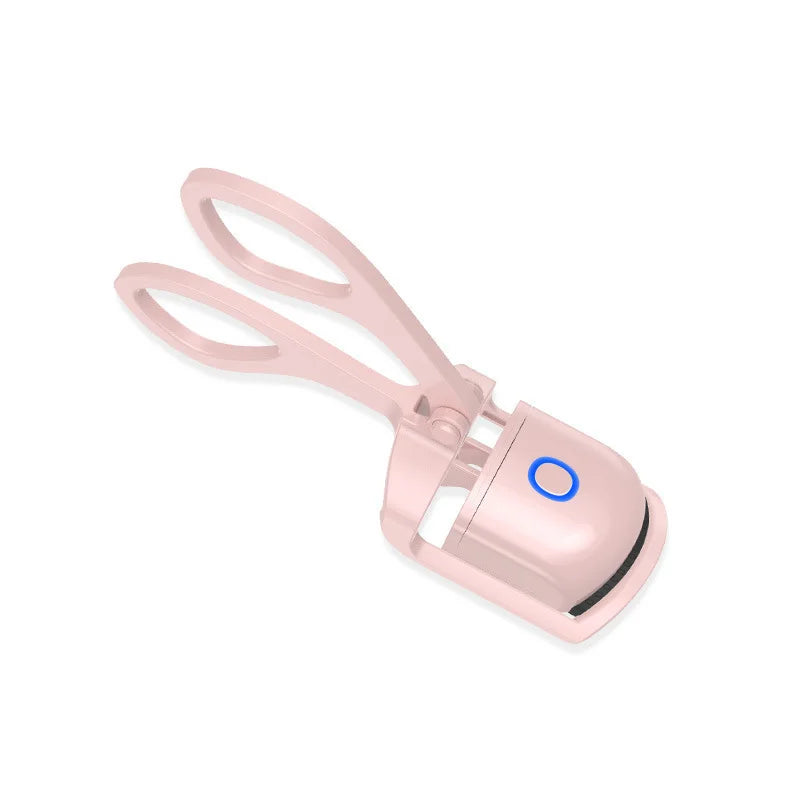 Heated Eyelash Curler Electric Eye Lash Curler Quick Natural Curling for Long Lasting with Sensing Heating Silicone Pad